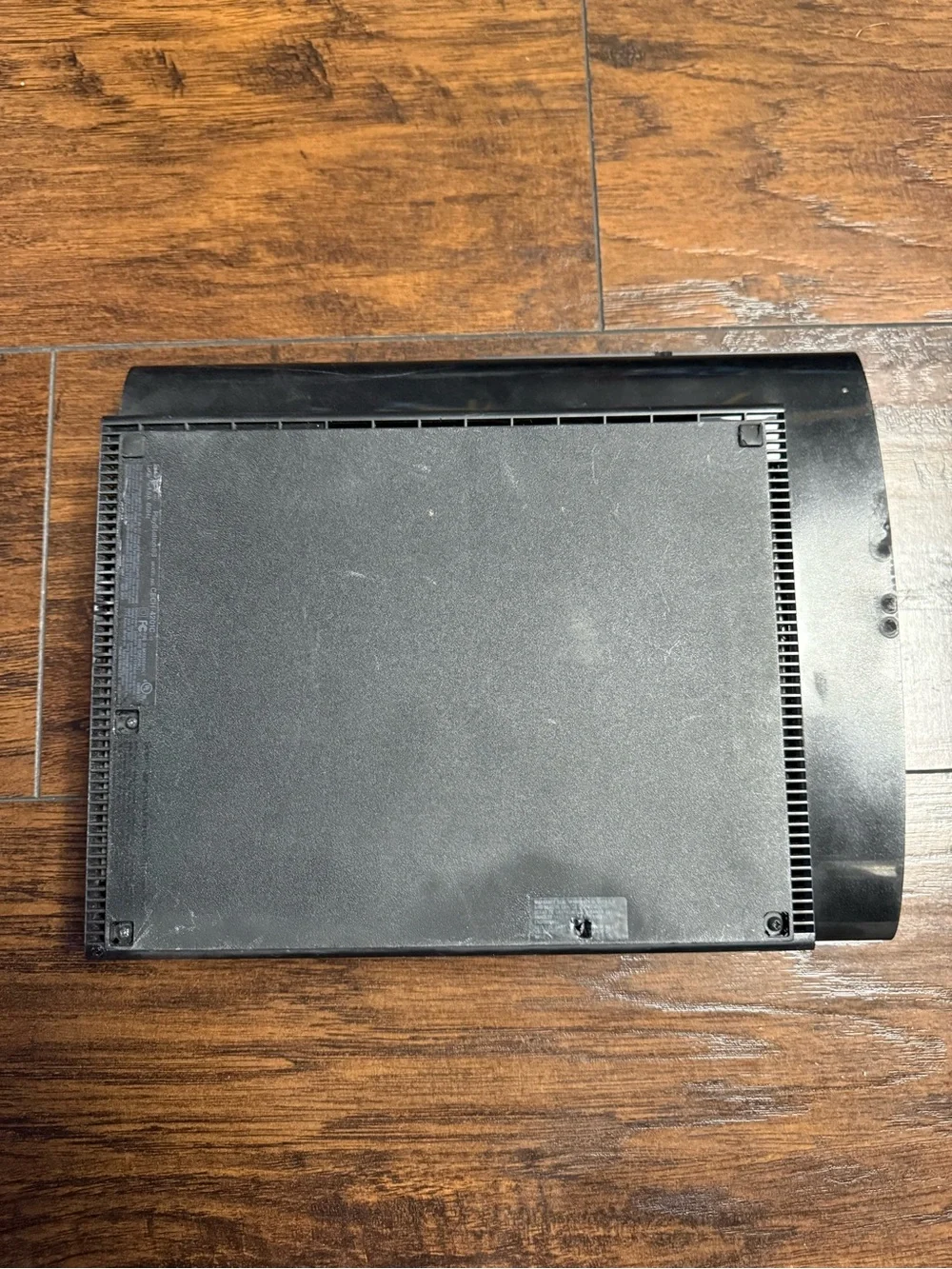 PlayStation 3 Silver PS3 Slim Top Cover Panel For Parts Read Description